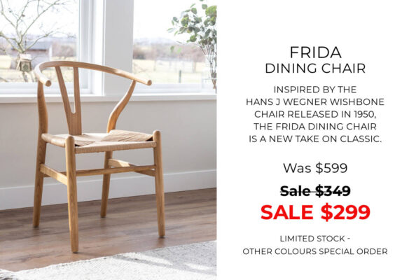 FRIDA WISHBONE DINING CHAIR - NOW ONLY 299
