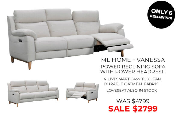 ML Home - Vanessa Power Reclining Sofa
