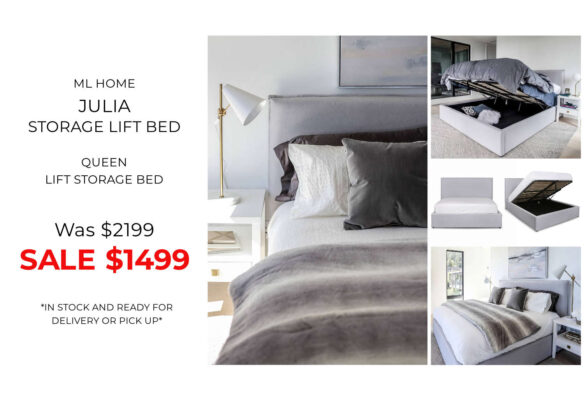 Julia - Storage Lift Bed - Queen size - now only $1499!