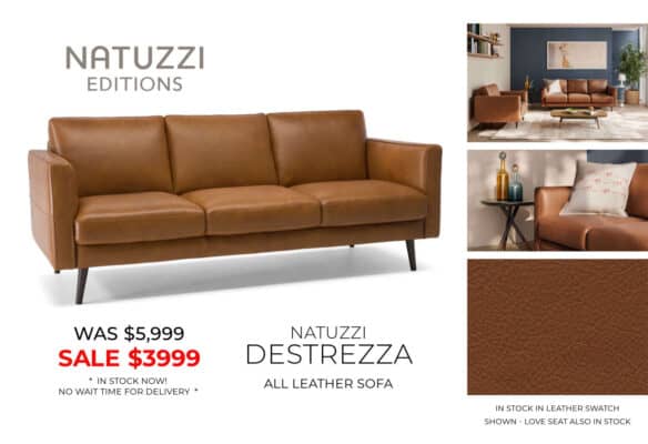 NATUZZI DESTREZZA SOFA - ON SALE $3999