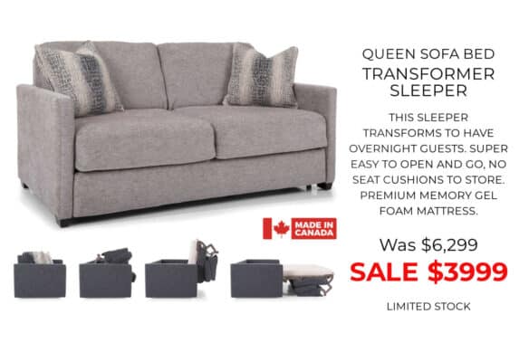 QUEEN SOFA BED TRANSFORMER SLEEPER