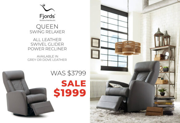 Fjords Queen - Power Leather Recliner