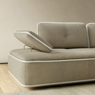 Natuzzi Pixel - side and arm details