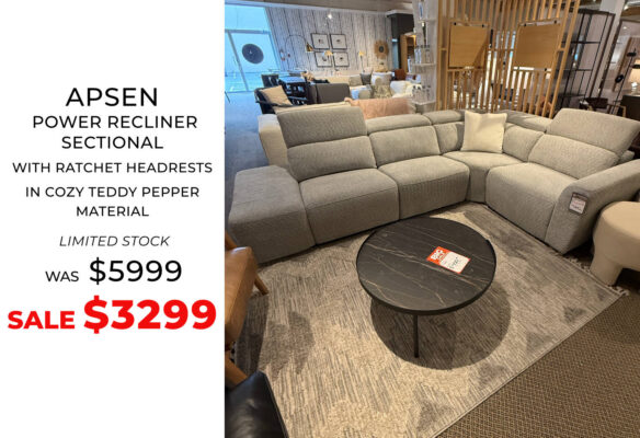 Apsen - Power reclining Sectional